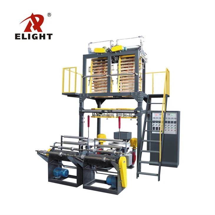 Stroj za pihanje folije z dvojno glavo